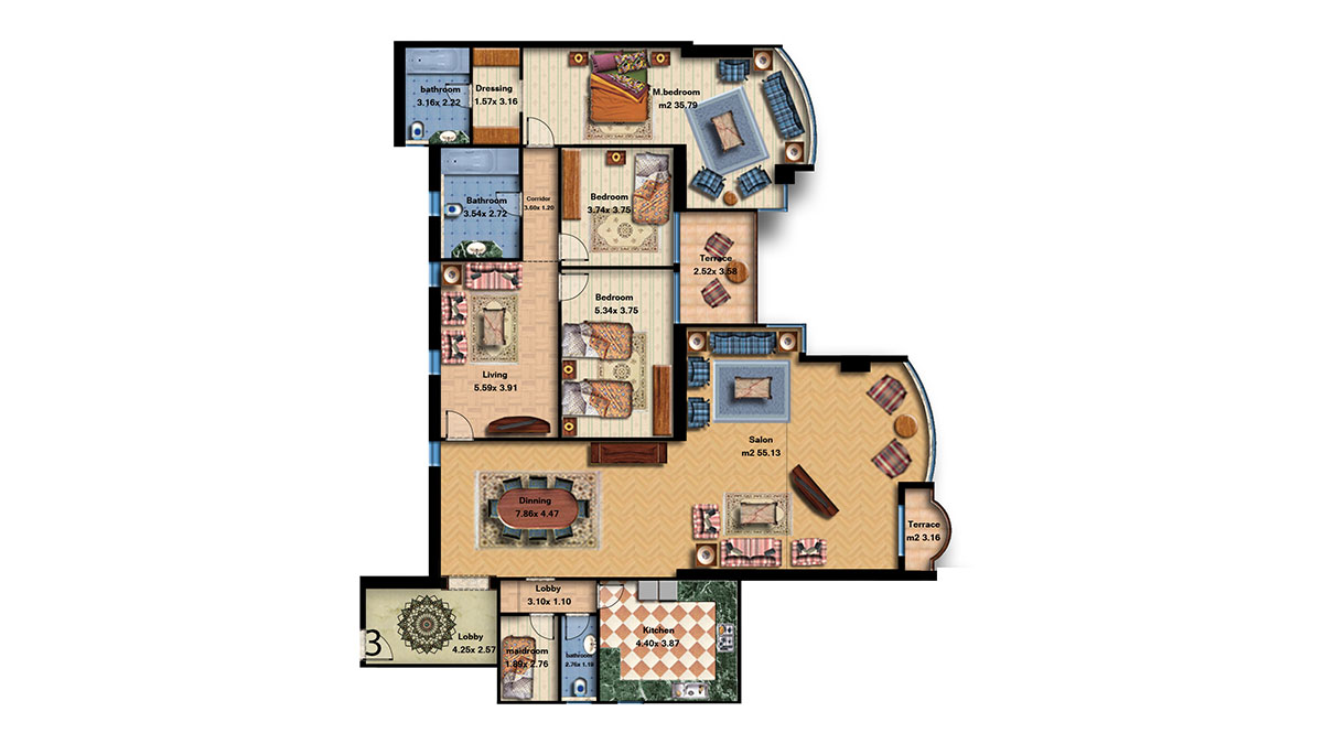 Apartment 3